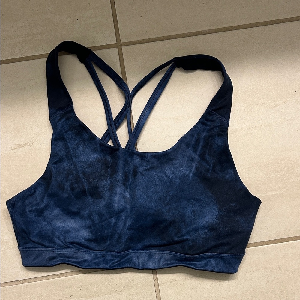 Blue Sports Bra